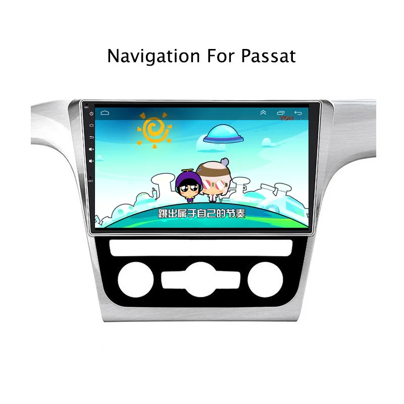 Discount 10.1Inch Android 8.1 Car DVD GPS Navigation Player For VW Passat 2011 2012-2015 4G LTE with SIM Card Slot 2DIN Car Radio Stereo 5