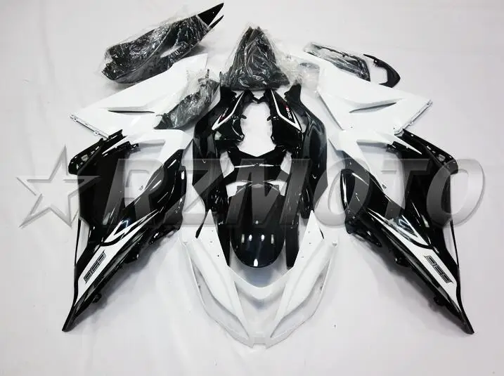 

New ABS fairing kit Fit for Kawasaki ZX6R 2013 2014 2015 2016 2017 motorcycle fairings ZX-6R Ninja 636 599 bodywork white black