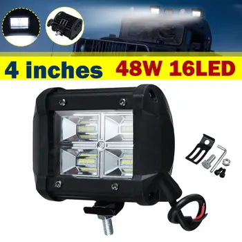 

Car LED Work Light Bar Driving Lamp for Offroad Boat Tractor Truck 2x4'' 4WD SUV Fog Light 12V 24V Headlight for ATV Led Bar
