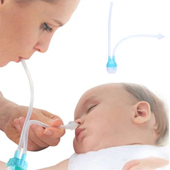 

Baby Care Nasal Aspirator Silicone Baby Nose Clean Infant Wash Baby Nose Nasal Infant Preventing Backflow Aspirator Baby Safety