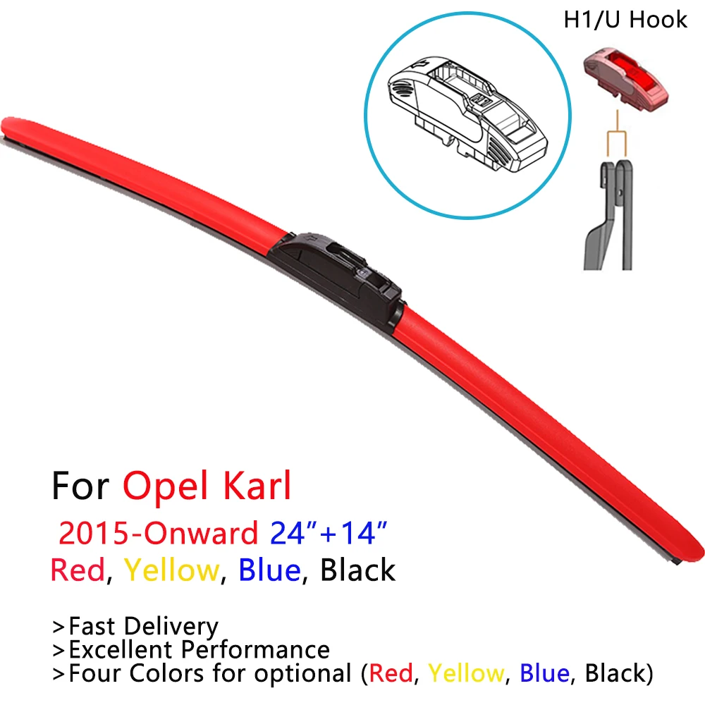 HESITE цветное лезвие стеклоочистителя для Opel Karl E Rocks Adam Cross Cena A 4800 4990 2019 2020 Automaat