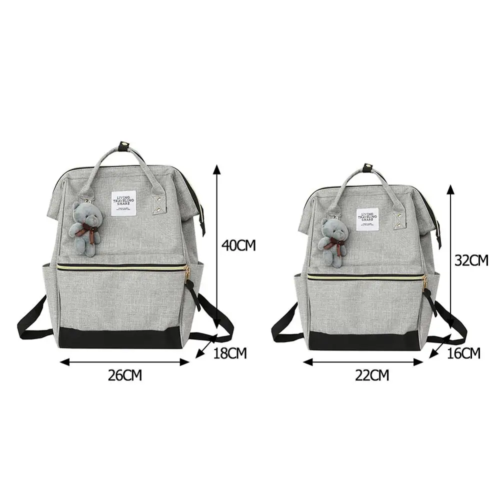 2 размера, корейский стиль, школьный рюкзак для девочек, женский рюкзак для ноутбука, модные дорожные сумки для девочек, Mochila feminina escolar bagpack