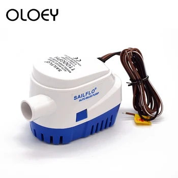 

High Quality Automatic Bilge Pump 600 750 1100GPH DC12V 24V Auto Submersible Pump Boats Pump Electric Pump Boats Accessories