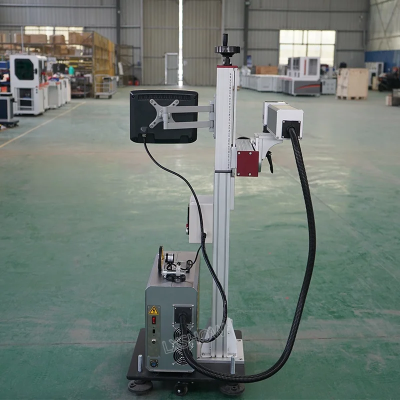 China top supplier factory cheap price flying laser marking machine
