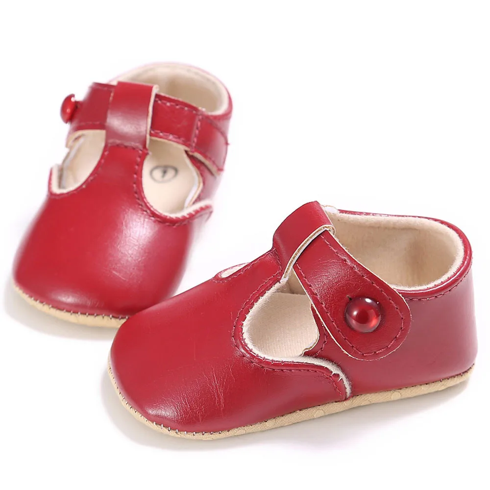 Новая брендовая Нескользящая кожаная мягкая подошва для малышей Повседневная Удобная модная обувь для малышей Лидер продаж