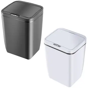 

Battery Type Smart Sensor Waste Bin Automatic Induction Large Capacity Rubbish Trash Can Household Cleaning Accessories