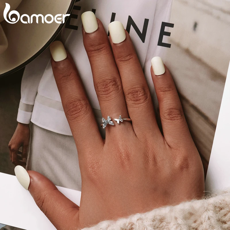 Carved Butterfly Rings - Image 2