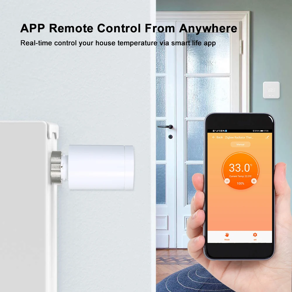 Умный термостат AVATTO Zigbee с дистанционным управлением работает Alexa Google Home|Умная