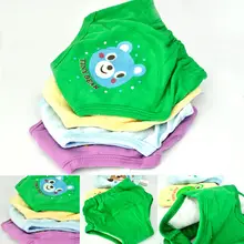 4 шт. детский, для новорожденных, для девочек и мальчиков, 4 слоя водостойкая Накладка на унитаз с рисунками зверей из мультфильмов, тренировочные брюки из хлопка Многоразовые трусы