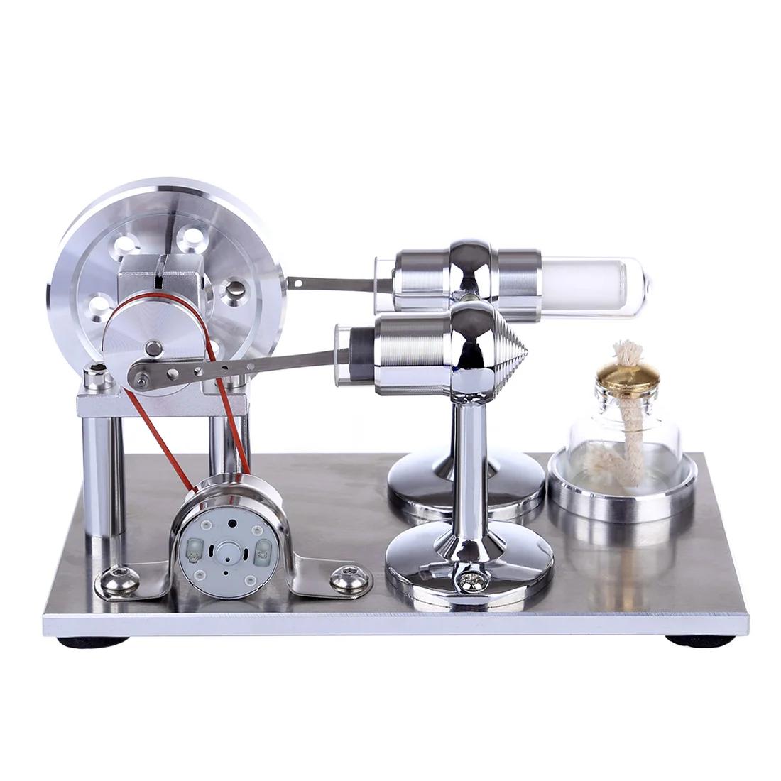 Reinforced Type Lamp Holder Single Cylinder Stirling Engine Physics Experiment Gift Model Education Toy