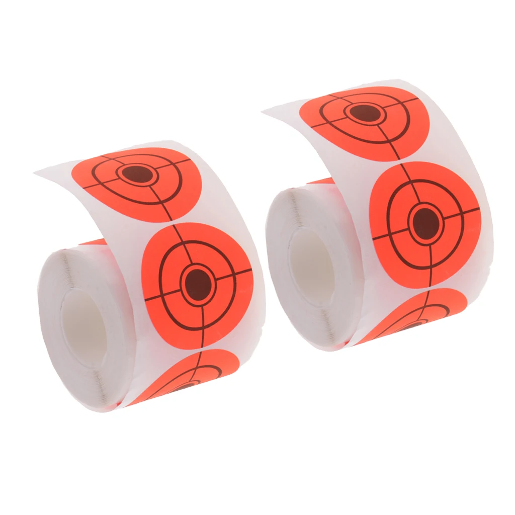 500 Pieces High Visibility  Targets 2inch Paper Target Stickers
