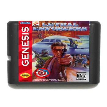 

Lethal Enforcers NTSC-USA 16 bit MD Game Card For Sega Mega Drive For Genesis