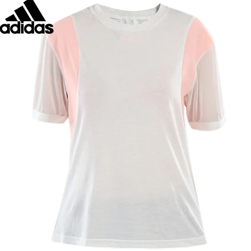 Adidas Новое поступление W CS MSH SLV футболка Топы с короткими рукавами дышащая Для женщин круглый вырез горловины футболка для бега DU2390 - Цвет: W-DU2390