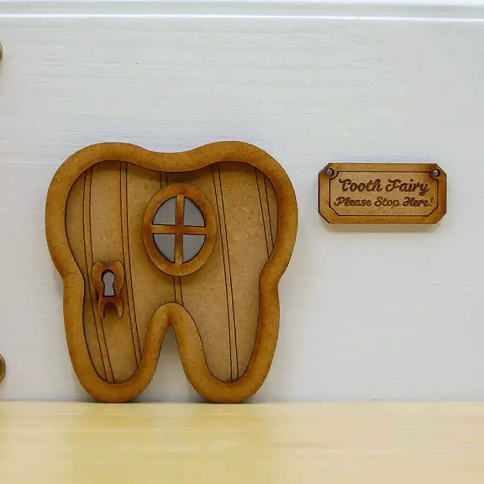 Mini Arch Hand Made Cute Wooden Fairy Door Narnia Door.three-dimensional Assembly Kit Craft J2 | Дом и сад