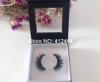 

Quality Authentic Custom packaging box for mink lashes box with PVC tray ---PX2075
