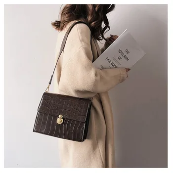 

TOYOOSKY Famous Designer Brand Women Alligator Leather Handbags Luxury Ladies Fashion Crossbody Shoulder 2020 Female Bags Bolsa