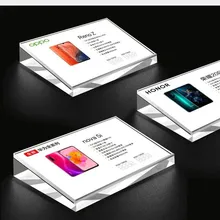 А6 Наклонный задний на столешницу акриловая настольная доска меню плакат знак держатель рамка дисплей брошюра держатель стенд стойки