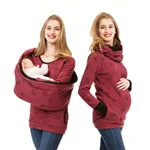 Новая толстовка с капюшоном для беременных, осенне-зимняя одежда для беременных, свитер для грудного кормления, футболки, топы
