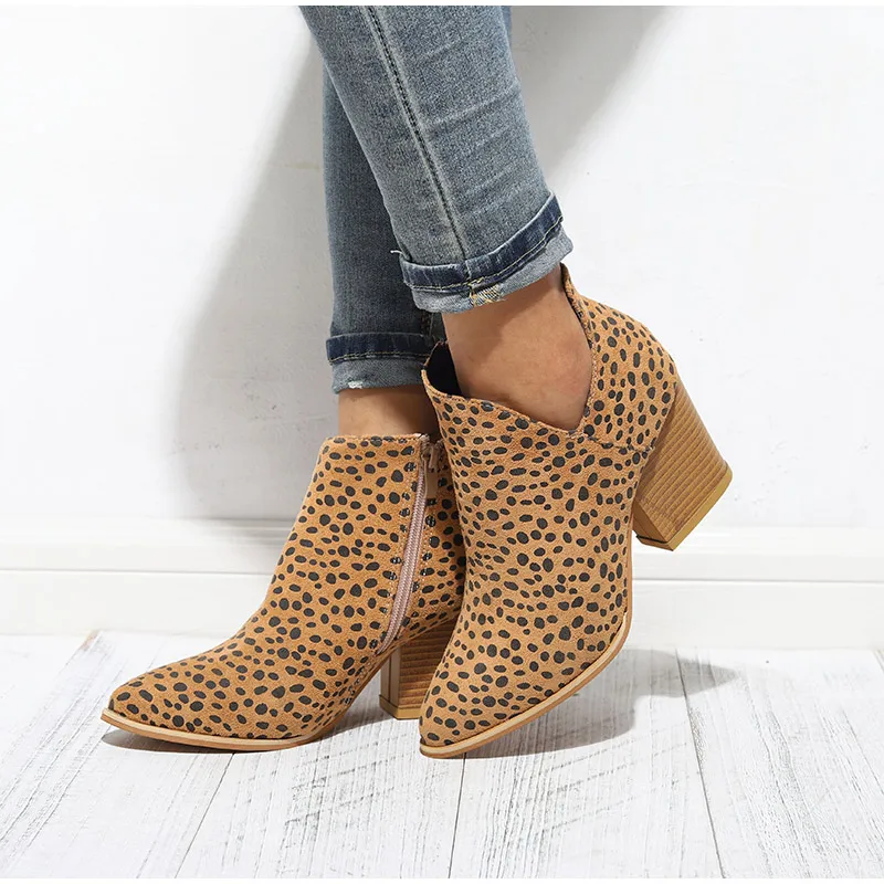 do plutônio 2020 zíper senhoras botas leopardo