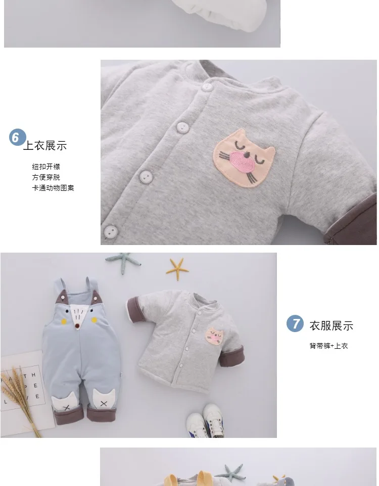 Детская стеганая Одежда для маленьких мальчиков на весну и осень 0, тонкий хлопковый мужской костюм для 1 года WO, штаны на подтяжках, комплект из двух предметов, весенний A
