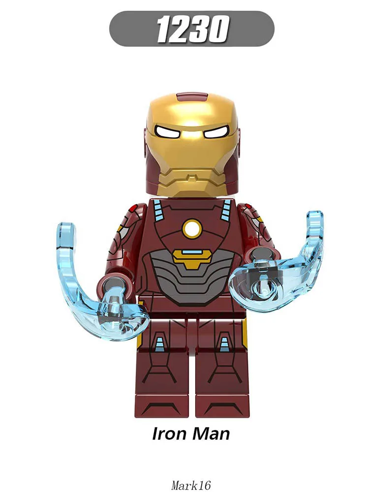 

Single Sale LegoINGlys Blocks Super Heroes Iron Man MARK MK21 MK15 MK16 MK18 MK19 MK20 Figures Learning Toys Boys Gift X0254