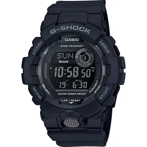 Часы ``CASIO`` GBD-800-1B мужские японские электронные часы с секундомером шагомером
