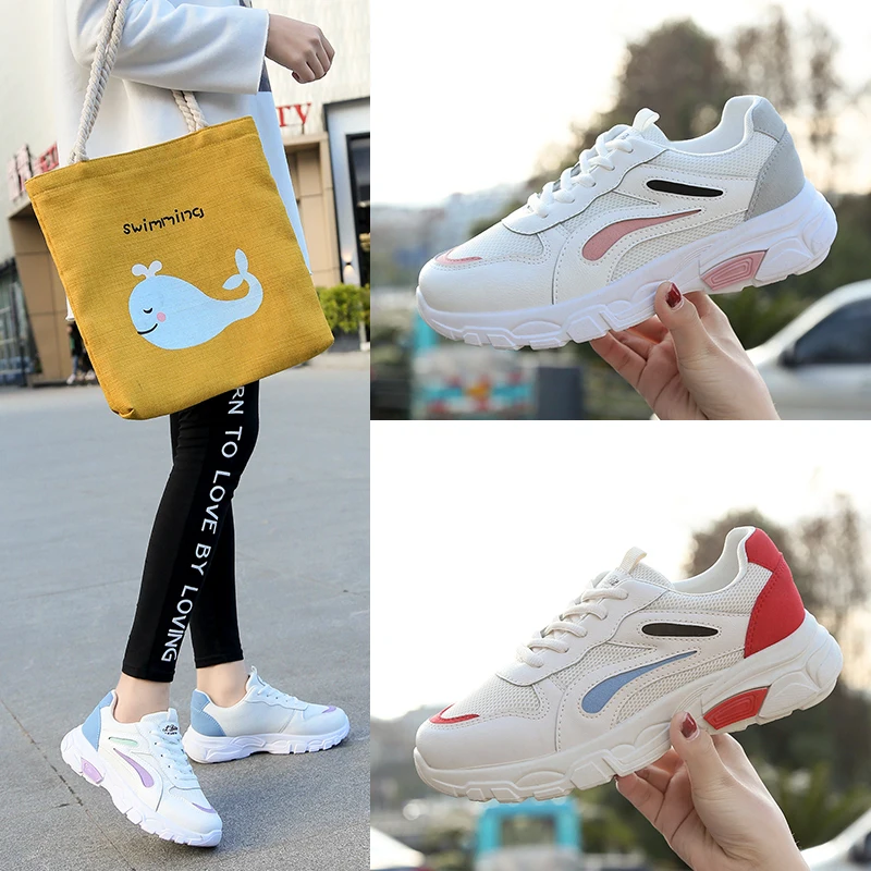 

Street Tide Runway Triple S Fly Weave Youth Girl Sneakers Mesh Breathable Women Light Running Shoes Zapatillas Mujer Deportiva
