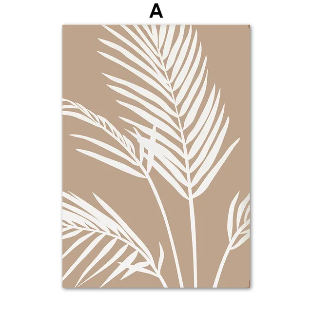 Nordic Posters And Prints Abstract Naked Girl Sunrise Palm Leaf Wall Art Canvas Painting Wall Pictures For Living Room Decor A