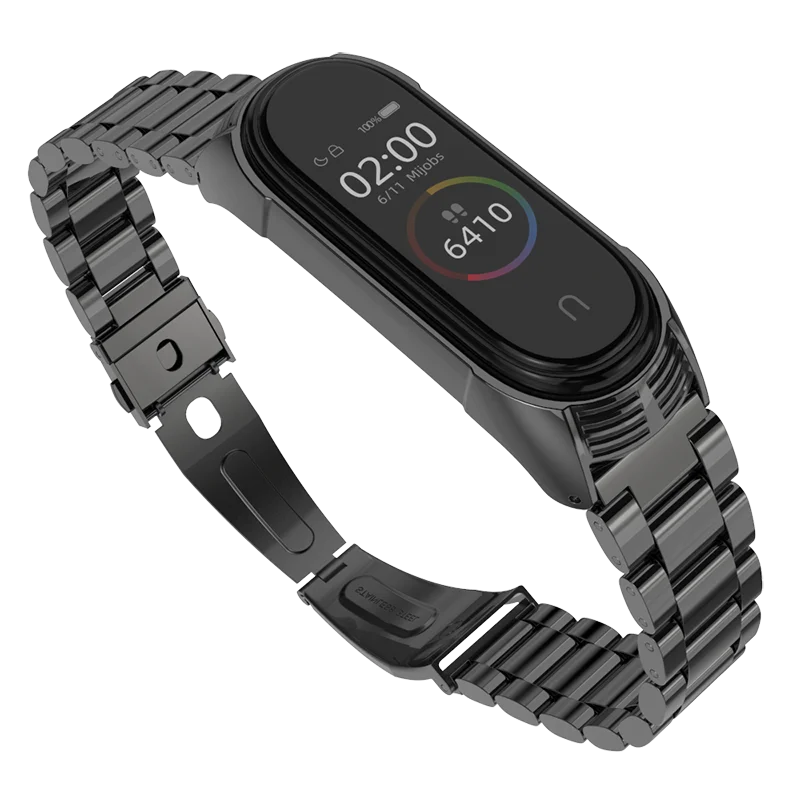Для mi Band 4 ремешок металлический из нержавеющей стали correa для Xiaomi mi Band 4 в смарт-браслет для mi Band 3 долговечные аксессуары