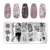 PICT YOU Nail Stamping Plates Мраморный Узор Nail Art Plate Трафарет Инструменты Дизайн Ногтей Из Нержавеющей Стали Штамповка Шаблона