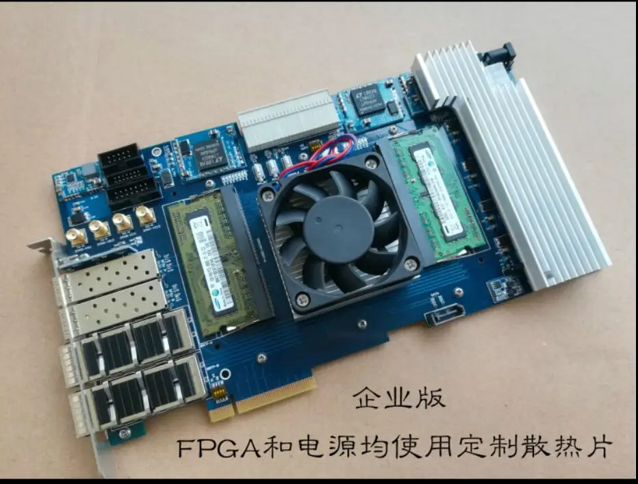 Для Xilinx fpga pcie Kintex7 макетная плата fpga ускоряет Высокопроизводительные вычисления глубинных кромок