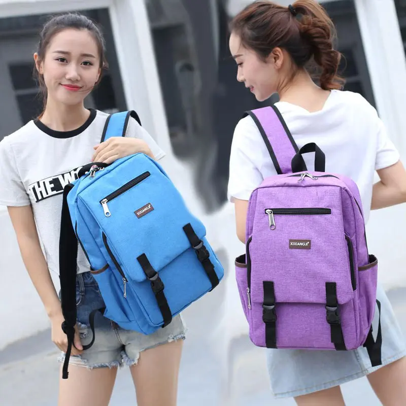 Vilead Fashion Waterproof Oxford Shoulder Bag Solid Men Women Outdoor Breathable Travel Backpack Student Camping Hiking Bag