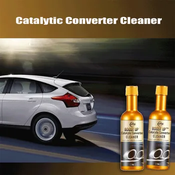 

120ml×2 Cleaning Accessory Engine Catalytic Converter Cleaner Engine Booster Multipurpose Anti-Wear Oxygen Sensor Fuel Injectors