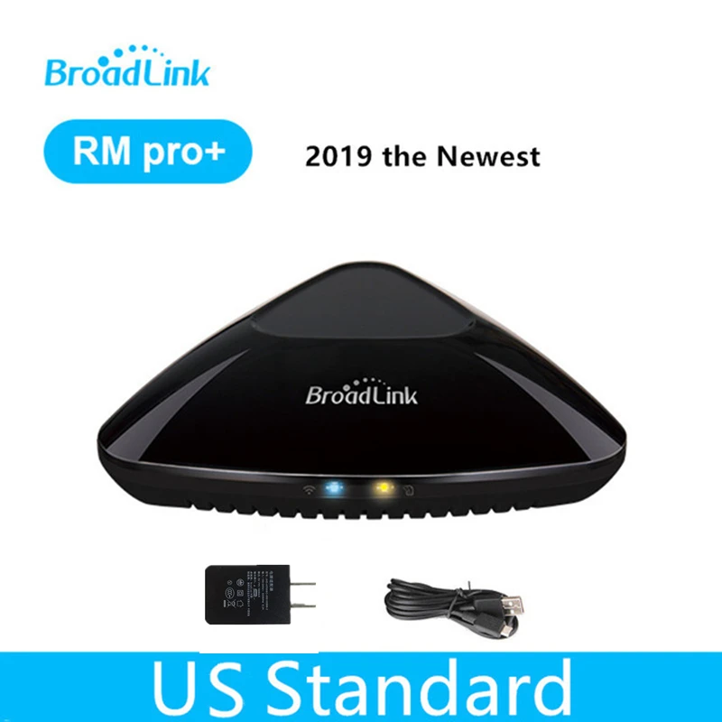 Broadlink RM PRO+ универсальный интеллектуальный пульт дистанционного управления умный дом автоматизация WiFi IR RF переключатель для IOS Android телефон - Цвет: RM PRO US Standard