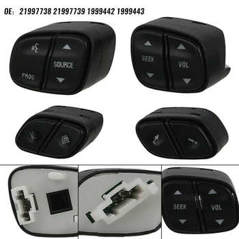 

Steering Wheel Radio Volume Control Switch Button Set for Silverado GMC 21997738 21997739 1999442 1999443 Car Accessories
