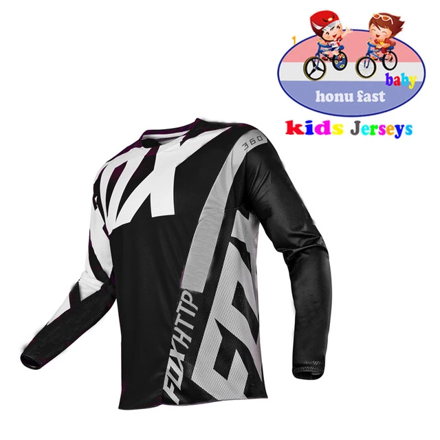 Kids Off Road ATV Racing T-Shirt AM RF Bicycle Cycling Bike FxoDownhill Jersey Motorcycle Jersey Motocross MTB DH MX Ropa D Boys fox Downhill 3