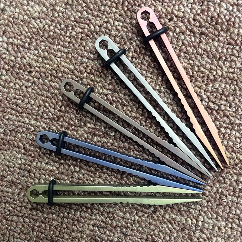 Precision tweezers Precision Titanium tc4 ti EDC tweezer multipurpose gear pocket gadget pick up clamping multi outdoor clip mini tool industry