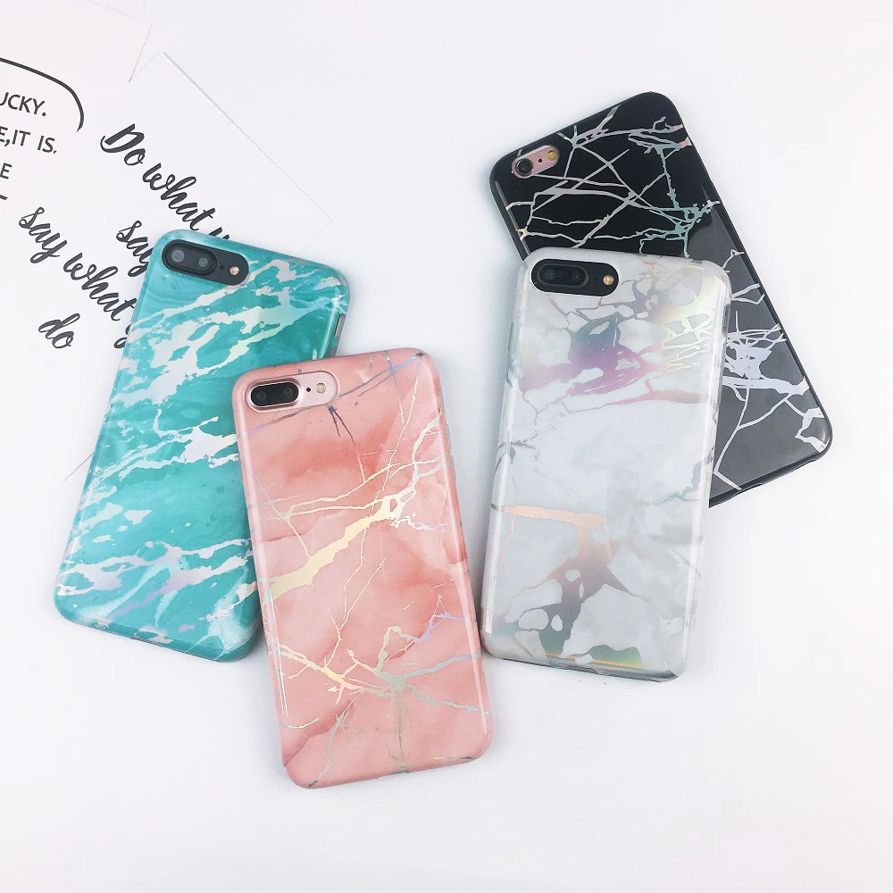 Мягкая задняя крышка IMD для телефона iPhone 11XS MAX XR 6 6S 7 8 Plus X тиснение Радужная