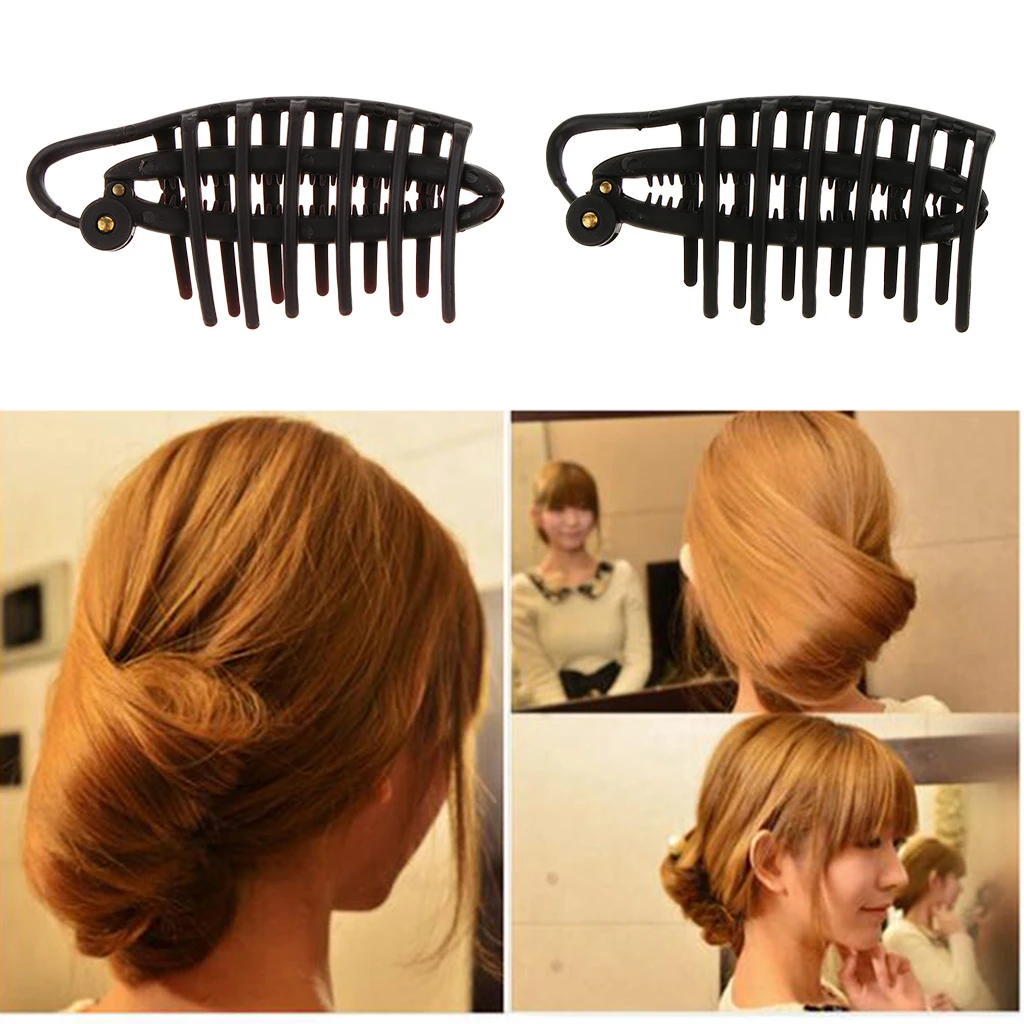 Twist Hair Styling Tool Holder Roller Diy Bun Maker Comb Accessory Fashion Women S Hair Accessories Aliexpress