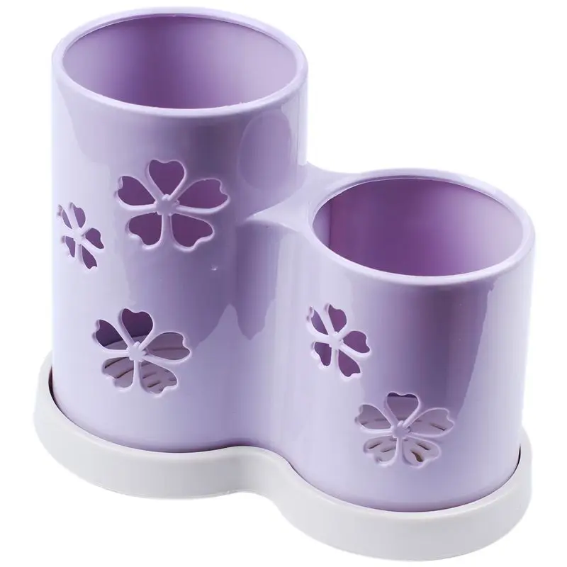 Purple Ложка палочки вилка Стойка Многофункциональный ящик для хранения стойка для столовых приборов держатель для кухни - Цвет: Purple
