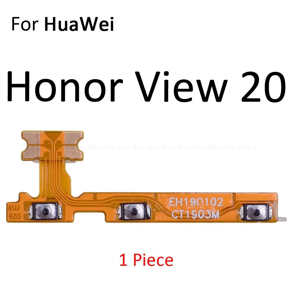 Power ON OFF Mute Switch Control Key Volume Button Flex Cable FFor HuaWei Honor View 20 20S 20E 10i 10 9 8 8C 8X Pro Lite Parts