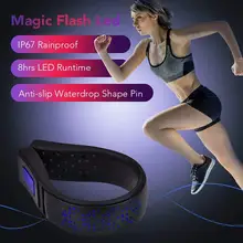 Волшебный светодиодный светильник с зажимом для обуви, зарядка через usb, водонепроницаемый Предупреждение ющий светильник с зажимом для обуви для ночного бега, велосипедный светильник, Новинка