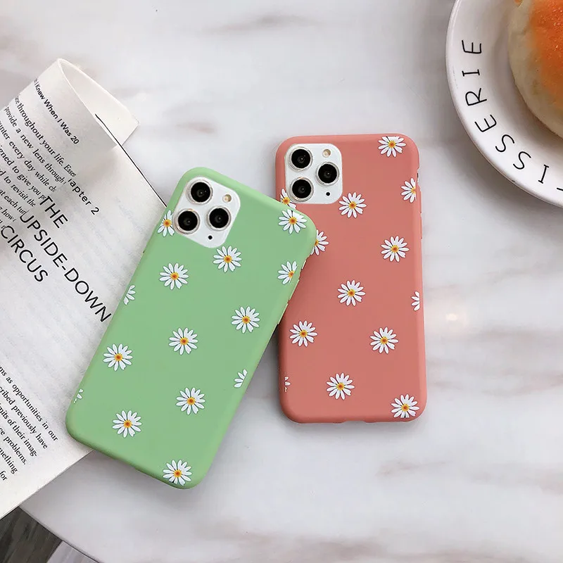 

Moskado Flowers Phone Case For iPhone 11 Pro X XR XS Max 7 8 6 6s Plus 5 5s SE Chrysanthemum Floral Soft TPU Silicone Back Cover