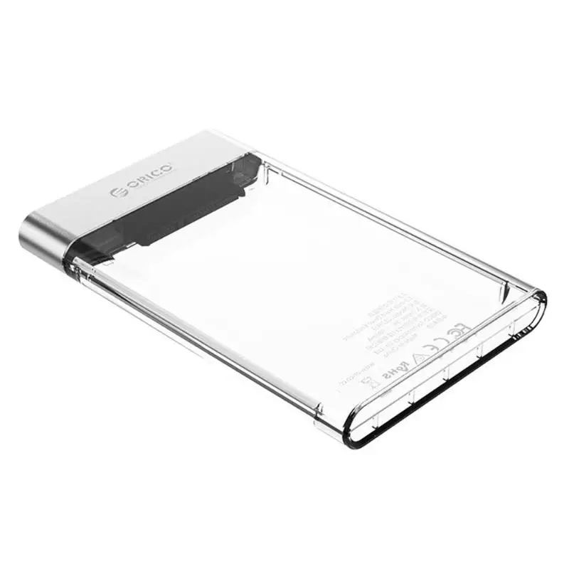 ORICO HDD SSD чехол USB3.0 корпус жесткого диска 2,5 дюймов прозрачная поддержка UASP протокол для 7-9,5 мм HDD