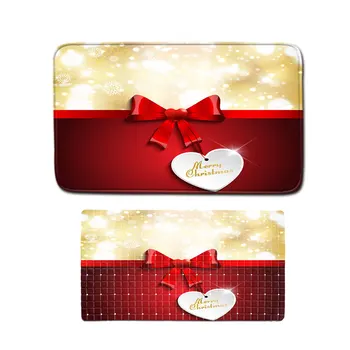 

Christmas Pattern Non-slip Carpet Bath Mat Floor Mat Foot Mat PVC Non-slip Mat