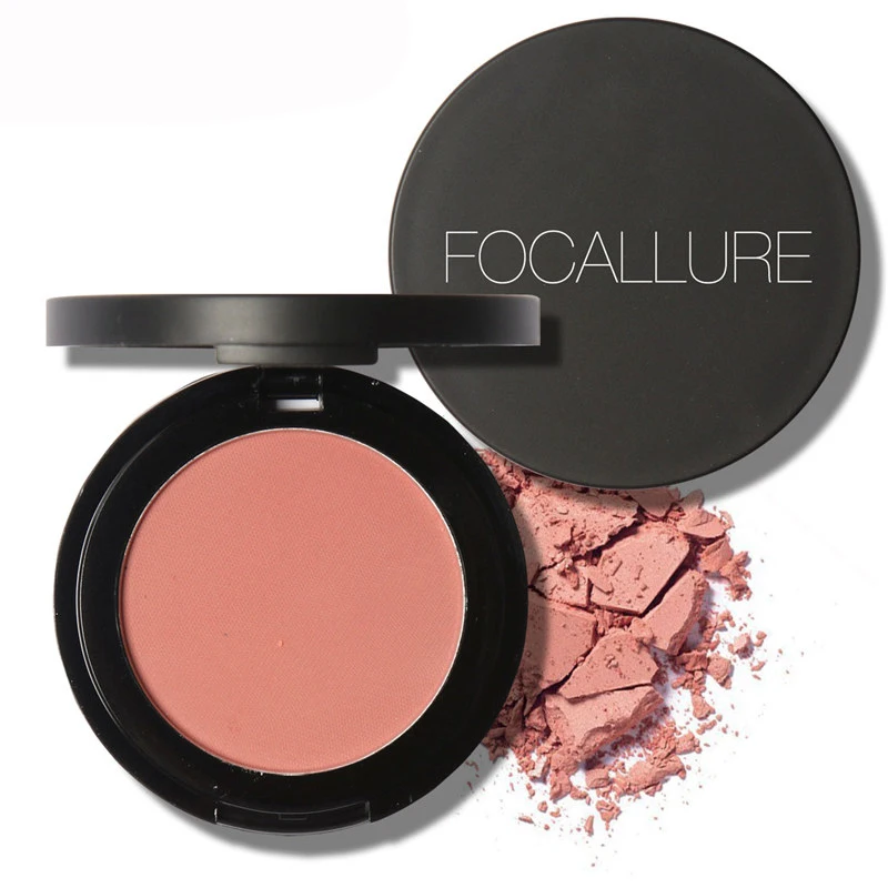 FOCALLURE 11 цветов румяна макияж косметика натуральный прессованный румяна пудра палитра Очаровательная щека цвет макияж Румяна для лица - Цвет: 6