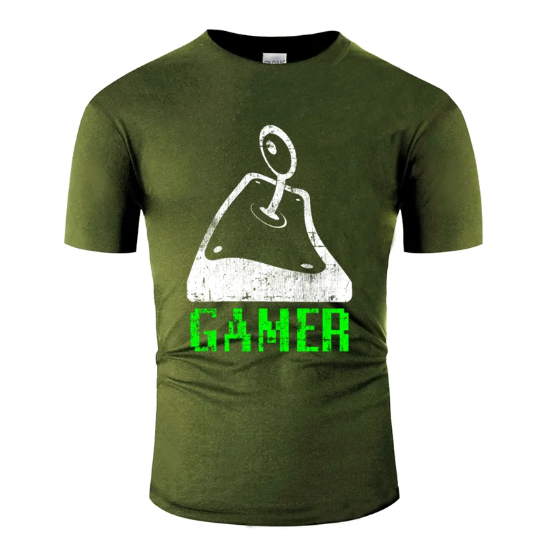Графический лучше футболка с надписью Gamer одежда большой Размеры S~ 5xl Досуг для мужчин футболка известный О образным вырезом