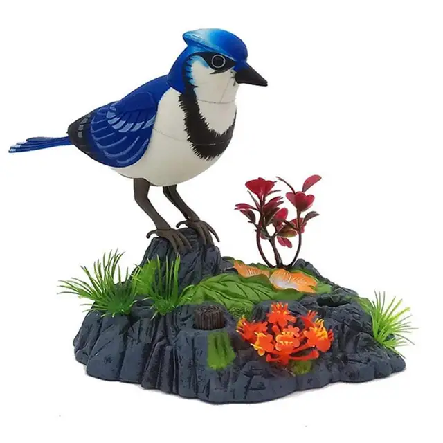 Electronic Talking Repeating Parrot Singing Chirping Bird With Motion Sensor Activation Pronunciation Kids Electric Animal Toy 6