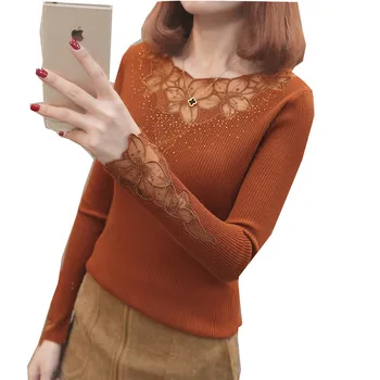 

2020 40 (west room small 3) new product Cultivate morality sweater dress lace necklines render unlined upper garment F2383