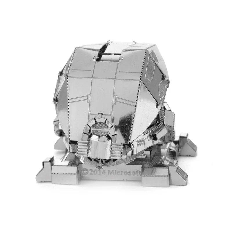 Креативные напольные панели из металла DIY собранная модель 3D нанометровая головоломка Halo Master Chief